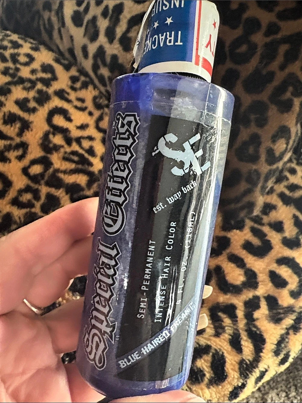 Special Effects Blue Haired Freak Semi-Permanent Hair Color Blue
